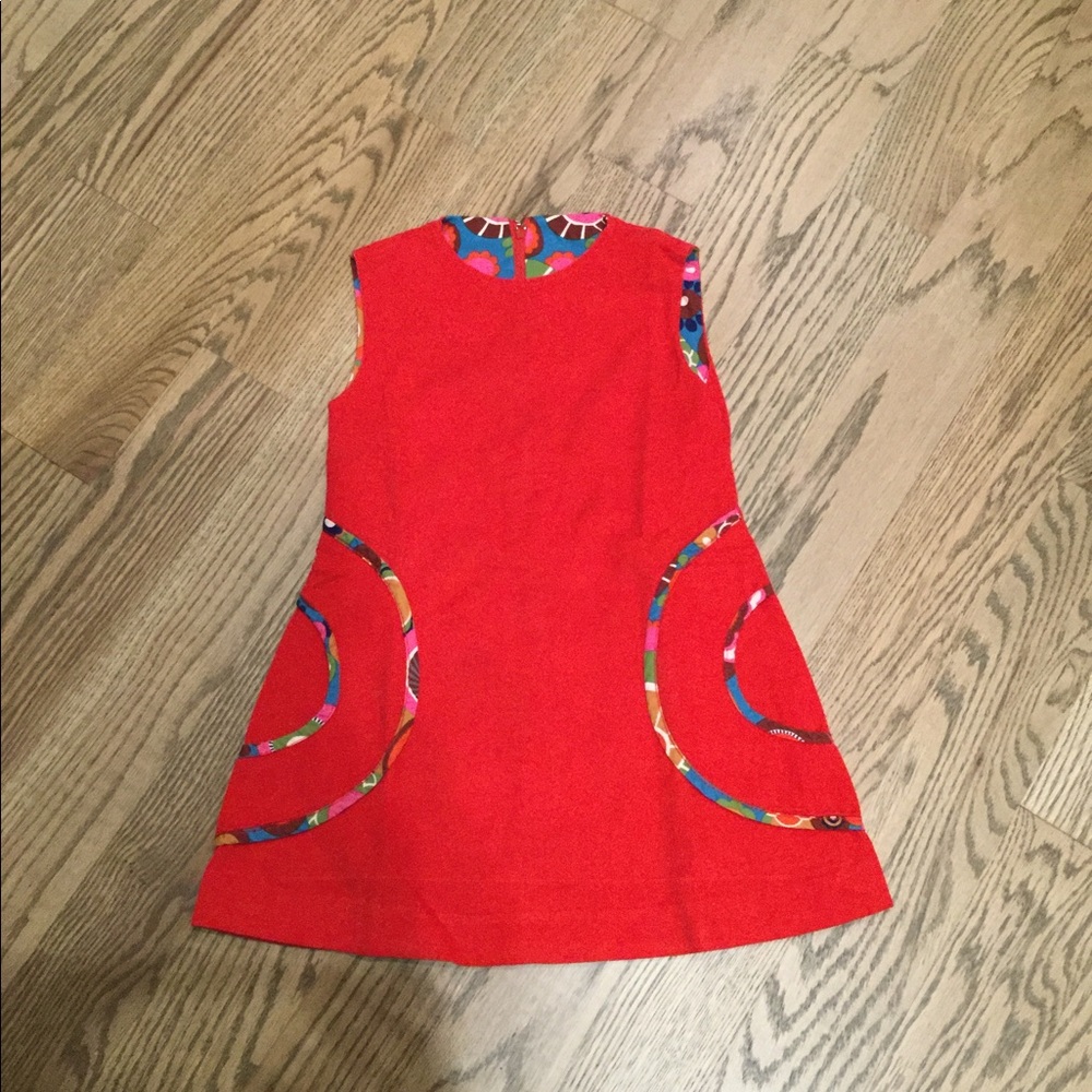 Isabel Garreton red corduroy girls jumper size 4 Yrs